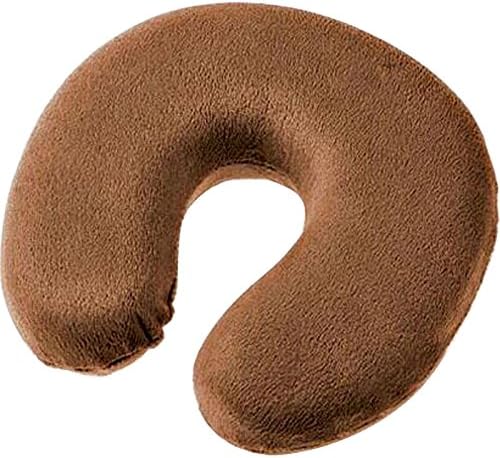 Travel Pillows Memory Foam U Shaped Neck Support Head Rest Cushion - Brown