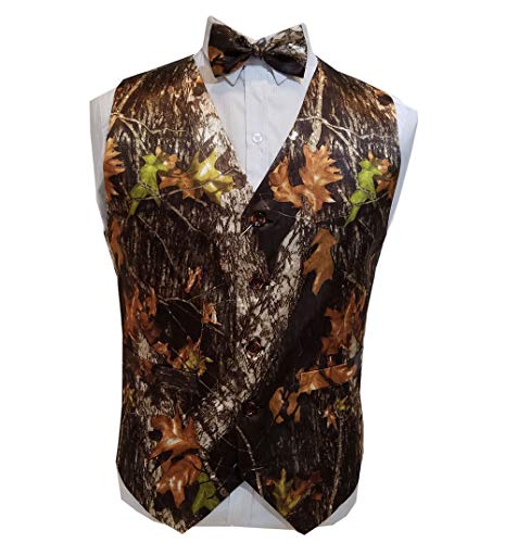Camo Vests with Tie for Wedding Groom Wear man camo prom vest
