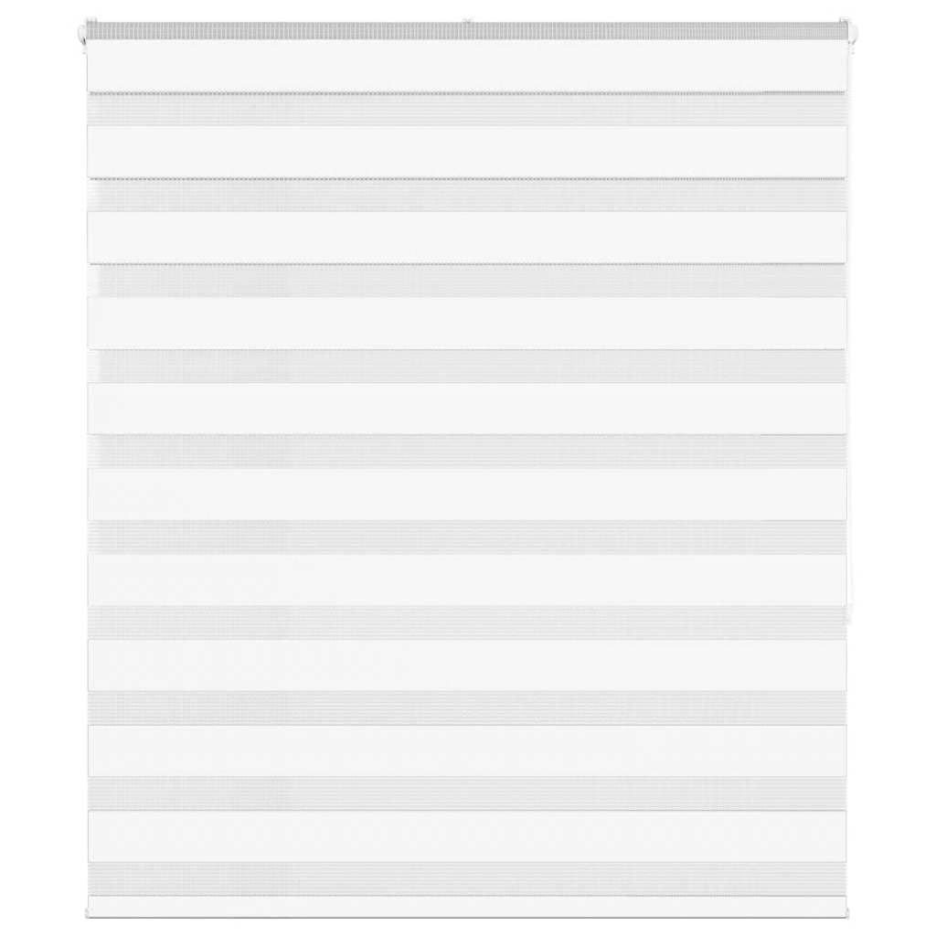 Vidaxl (White, 125 X 150 Cm) Zebra Blind Fabric Polyester