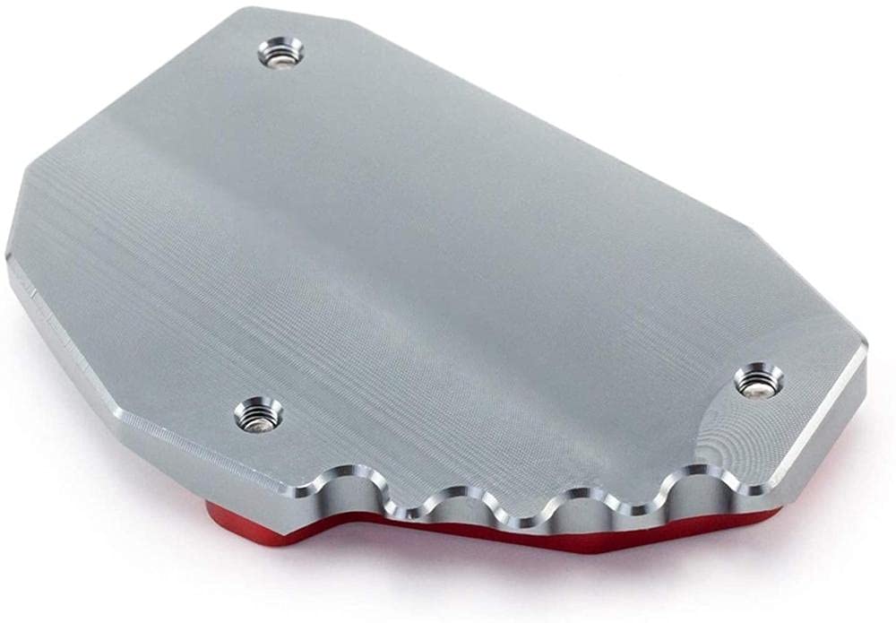 ZGYDYW Extension Plate Motorcycle CNC Kickstand Side Stand Pad,For U-CATI M-ultistrada 1200/S 2010-2020 1200 Enduro 2016-2020 1200 Enduro Pro 2018