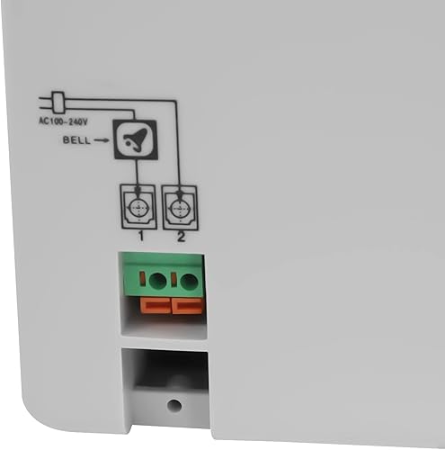 Miniatura 7 de Máquina de entrada y salida de reloj para empleados, máquina de tarjetas de tiempo con pantalla LCD, máquina de asistencia de empleados, máquina