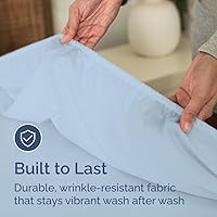 Vista 331 de King Fitted Bed Sheet - Bottom Single Fitted Sheet Only - Ultra-Soft Hotel Luxury Bedding w/ 8-16 Inch Deep Pockets - Breathable, Cooling & Wrinkle