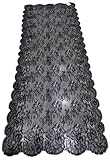  La Parisién MANTILLA SEMANA SANTA NIÑA MEDIANA, COLOR NEGRO, ECHARPE ENCAJE