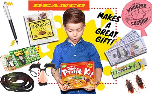 DEANCO Prank kit - 40 + Piece Set - Gags & Practical Joke Toys - Prank Stuff for April Fools - Ultimate Practical Jokes - Toys for Boys 8-10 - Image 6
