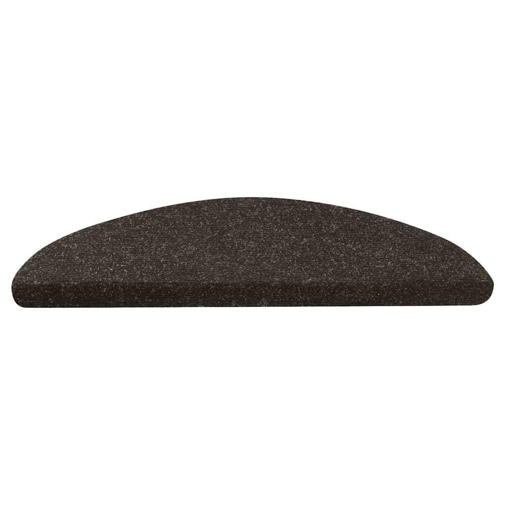 Samoprzylepne maty schodowe, 10 sztuk, antracytowe, 56 x 17 x 3 cm, antypoślizgowe, ochrona na drewniane schody, dywan na schody, ochraniacze na schody, dla bezpieczeństwa i hałasu