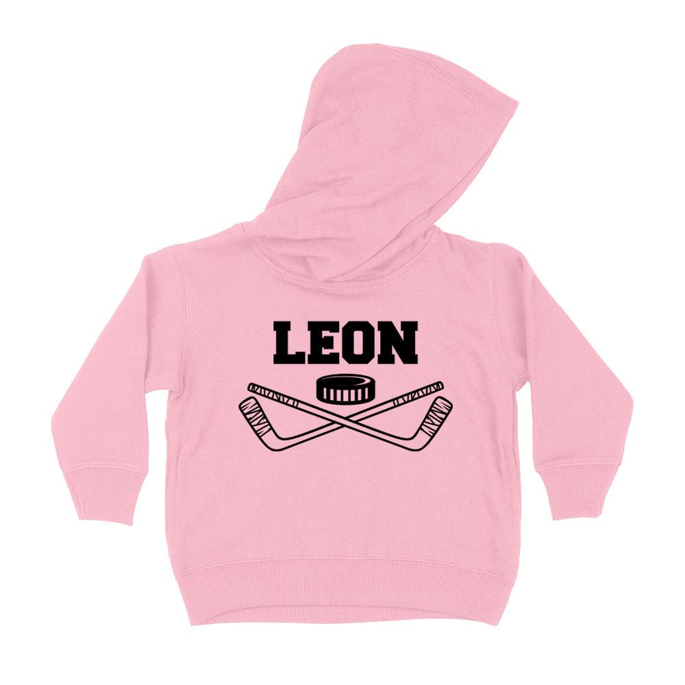 Hockey Leon Kids Hoodie Sweatshirt Toddler 5T Light Pink
