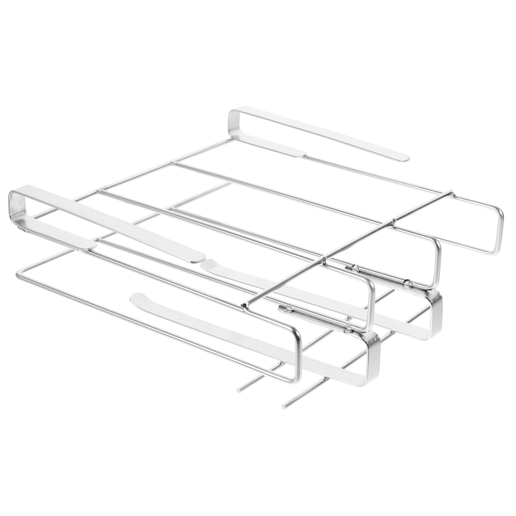 Mikinona Porta Taglieri e Supporto Per Copri Pentole in Acciaio Inossidabile, Scaffale Sottopensile Stabile e Salvaspazio, Organizzatore Cucina Appendiabiti Multifunzione Per Utensili e Taglieri