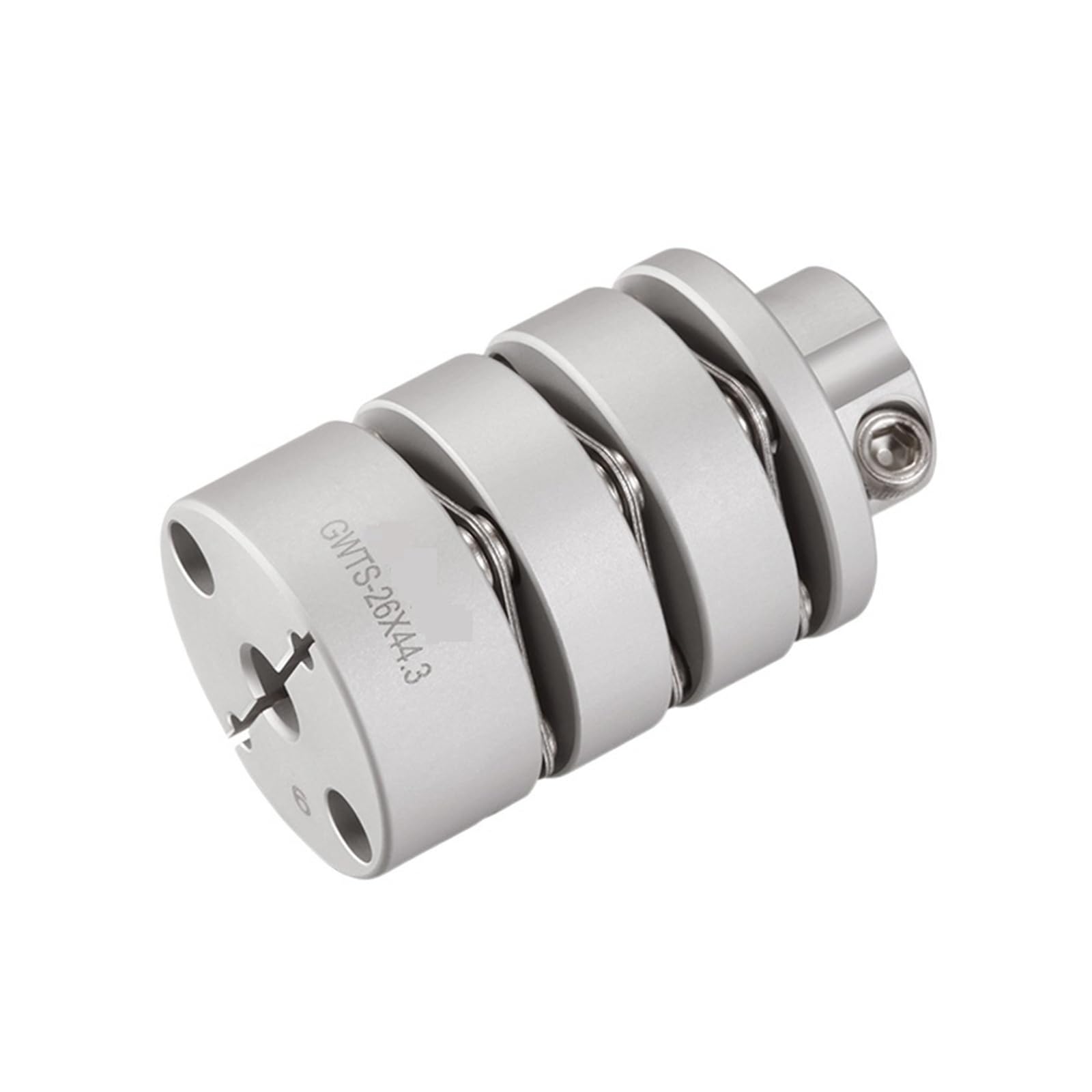 UAMOU Flexible Wellenkupplung mit DREI Membranen, Aluminiumklemme for Encoder-Paar, Schrittmotor, Schnellkupplung for CNC-Maschine Cheerfully (Size : 126x142(19-45)(19-55)