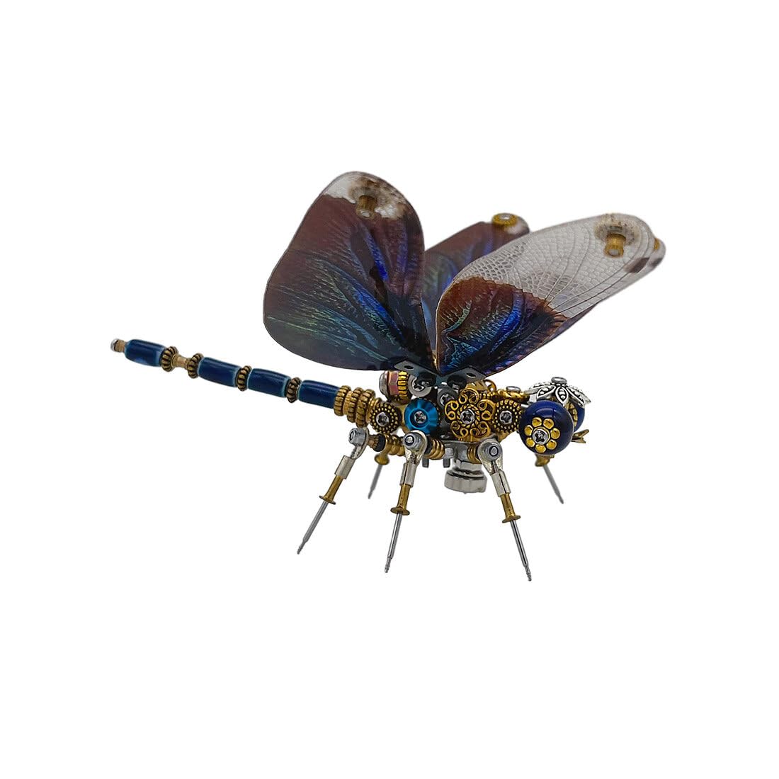 Fabroz 3D Metal Punk Dragonfly Puzzle Model Kit, 200PCS 3D