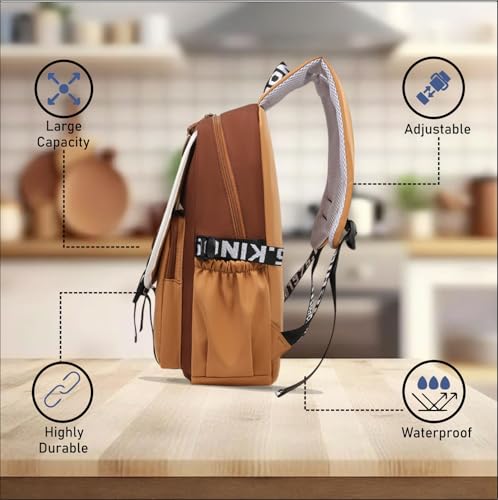 Image of Tinytot 30 Litre, Japanese Korean Style Capybara Niche College Students Light weight School bag Women's Travel Backpack