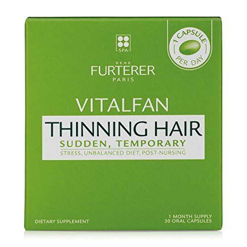 Rene Furterer VITALFAN Dietary Supplement - Sudden, Temporary Thinning Hair, Plant-Based, Biotin, Drug