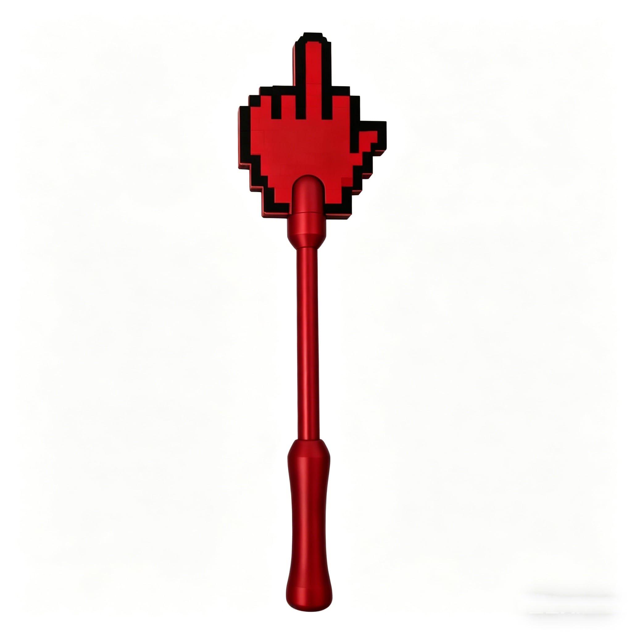 3D Printed Credit Card Wand, Magic Wand Credit Card Holder for Kids Adults, Finger Tap to Pay Wand for Raves Parties Pranks and Contactless Payment (red)