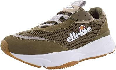 ellesse Massello Mens Shoes Size 7, Color Dark Green/Light Khaki/Grey