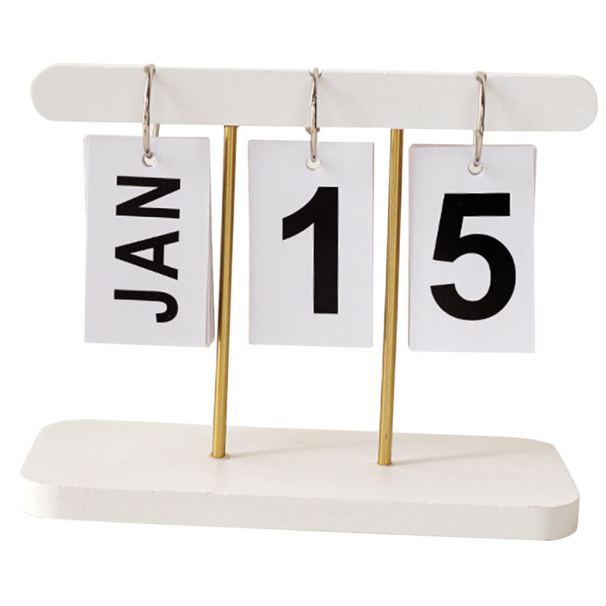 VILLCASE 3stücke Desk Standing Calendar Design Praktischer Tischkalender Für Home Office Dekoration Wiederverwendbarer Jahreskalender Und Anzeigt