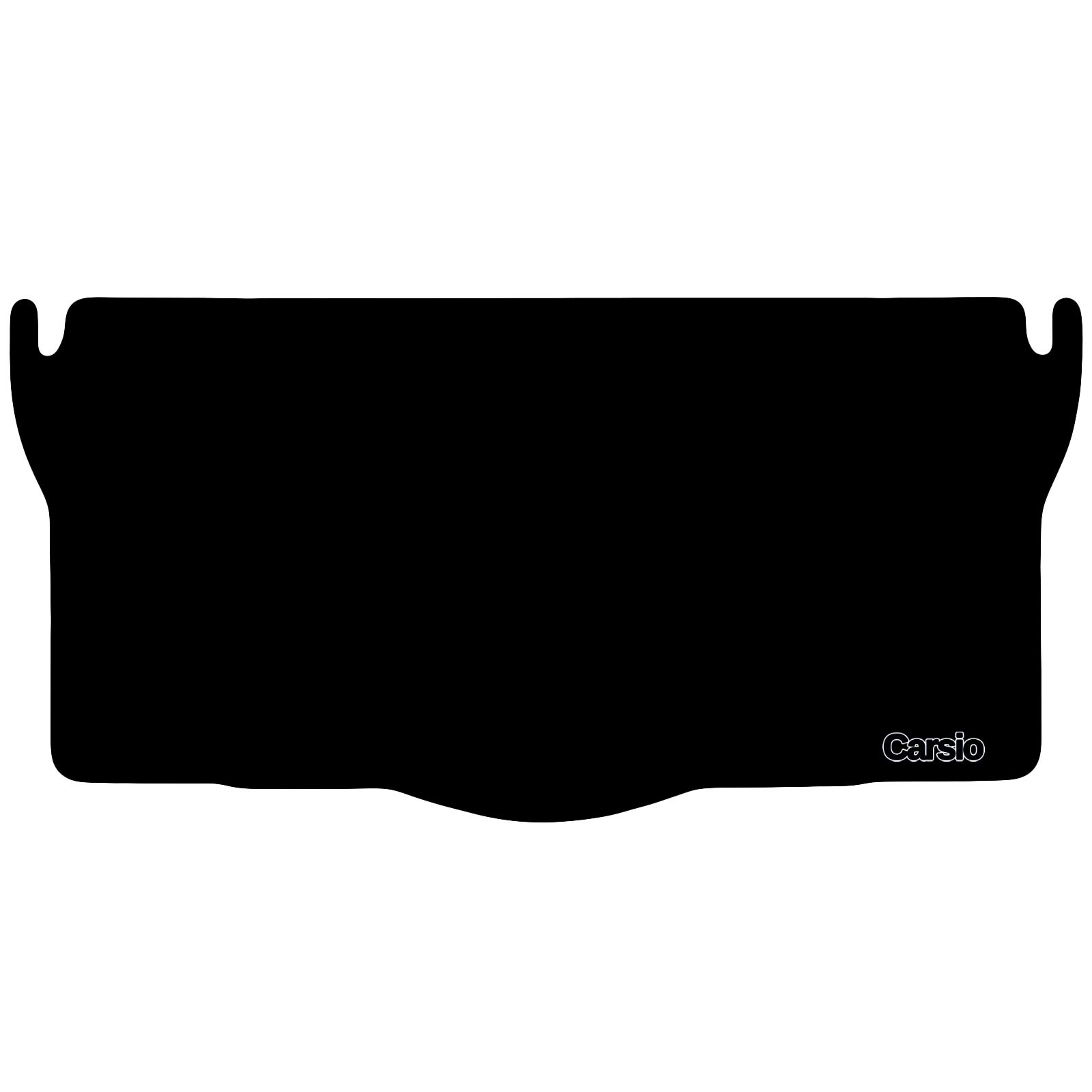 Carsio Carpet Boot Liner Mat For Citroen C1 05-14 Peugeot 107 05-14 Toyota Aygo 05-14 Tailored Fit Floor Mat Set Complete Black Custom Fitted - All Weather, Anti-Slip Backing & Black Trim