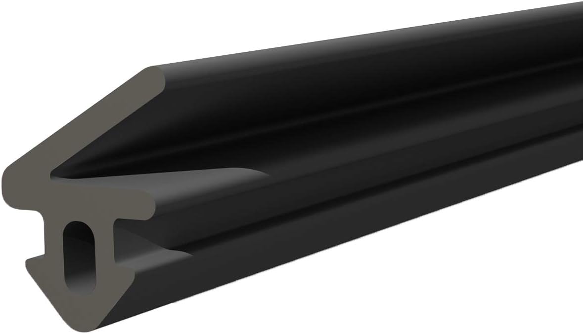 DQPP Rubber Window Seal, Black, for PVC Windows, Plastic Window Seals