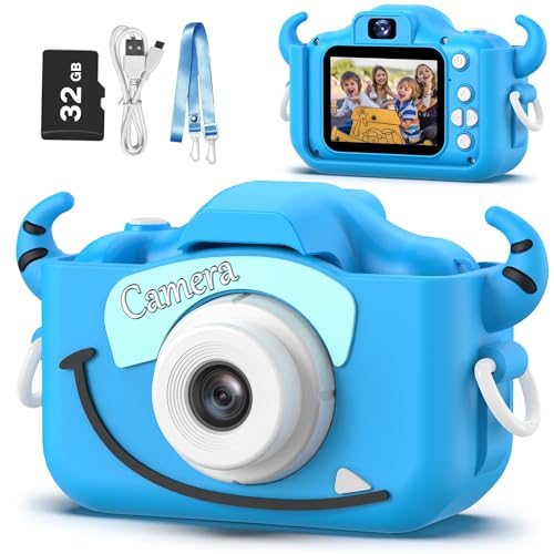 Goopow Kids Camera Toys for 3-8 Year Old Girls Boys,Children Digital Video Camcorder Camera with...