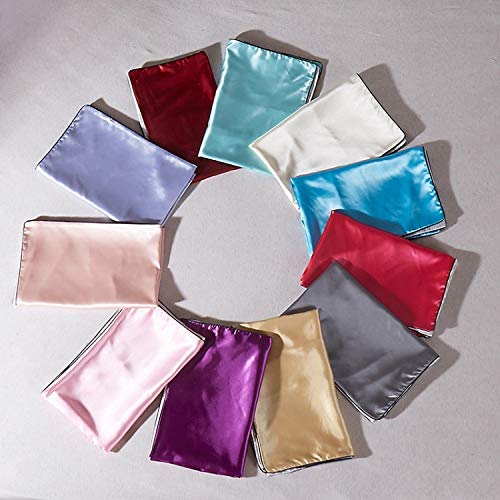 Serviette d'oreiller en soie de glace violette pour rester au frais tout l'été