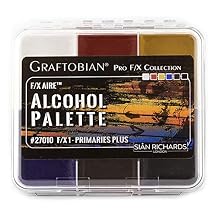 Graftobian F/X Aire Alcohol Activated Palette - SFX Makeup F/X 1 - Primaries Plus