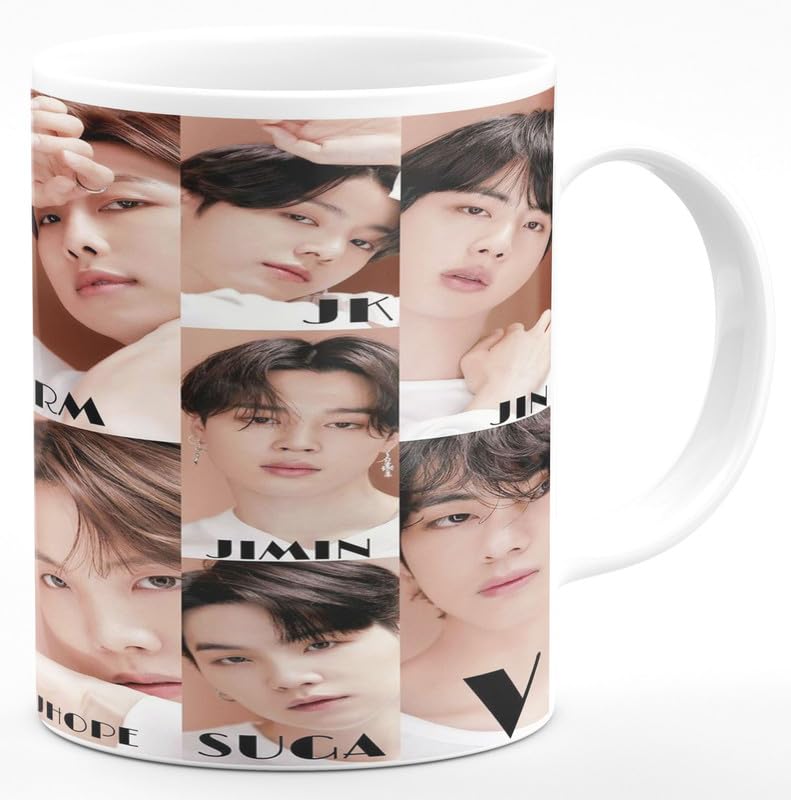 BTS Printed Mug for Boys & Girls (Pack of 1) (AM-82