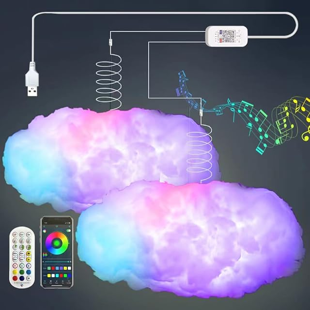 3D Cloud Light Panels