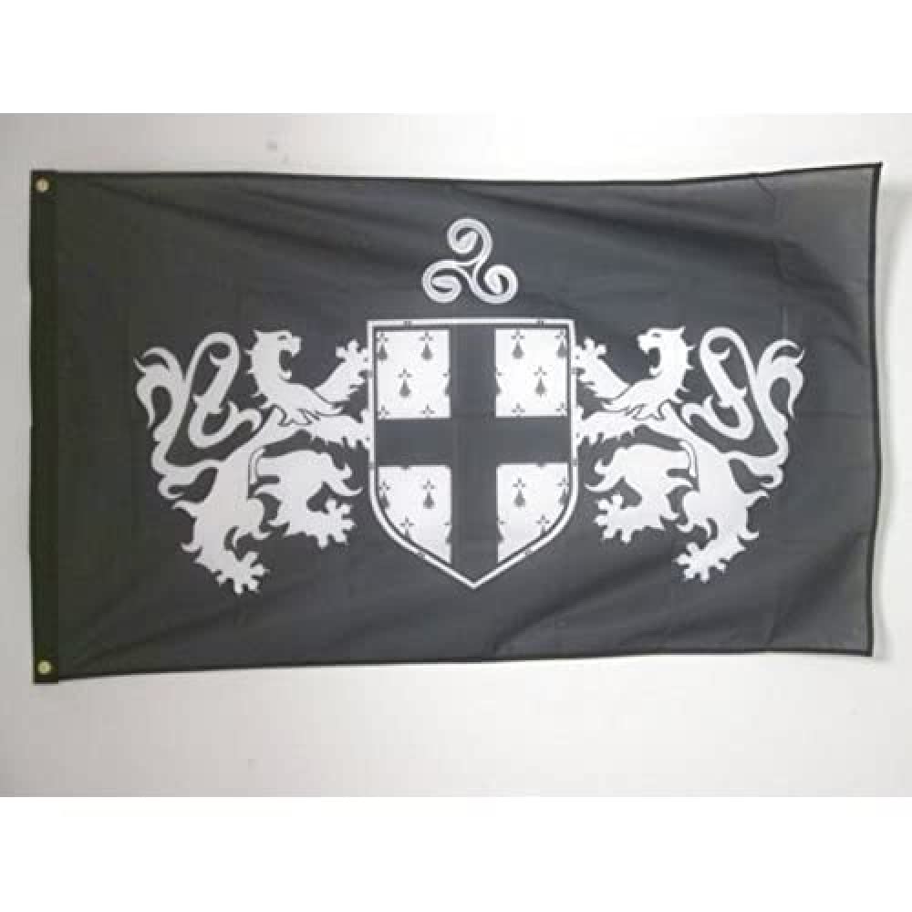 Drapeau blason de la Bretagne extérieur 150x90 cm maille bloquée 170g