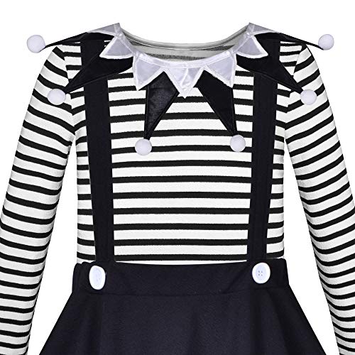 Image of Sunny Fashion 2 Pieces Set Girls Dress T-Shirt Suspender Skirt Halloween Cosplay