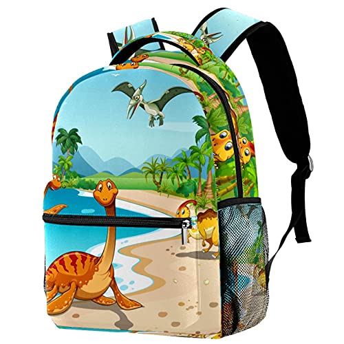 Sac à dos dinosaure grande capacité avec rangements optimisés