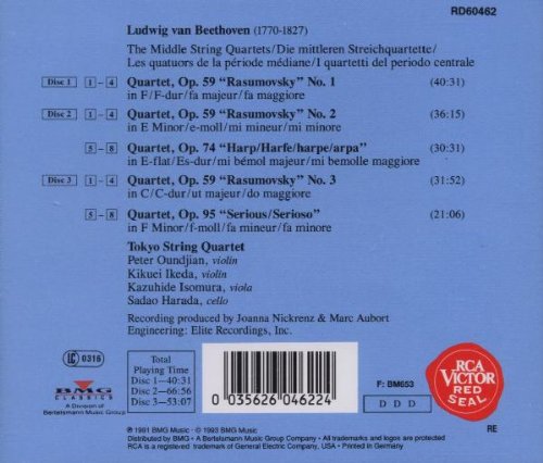 Die mittleren Streichquartette
