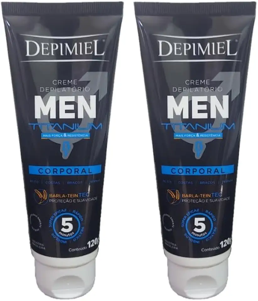 Kit 2 Cremes Depilatório Depimiel Men Corporal - 120g