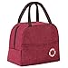 NymphFable Bolsa De Almuerzo con Aislamiento Unisex Caja De Almuerzo Contenedor PortáTil A Prueba De Fugas Bolsa De Almuerzo Reutilizable Bolsa De Almuerzo para Oficina, Picnic, Escuela O Viaje
