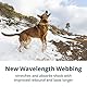 Ruffwear, Roamer Bungee-Hundeleine zum Laufen, Radfahren oder Wandern, kann mit der Hand oder ohne Hände verwendet Werden, Felsgrün, 7.3-11ft