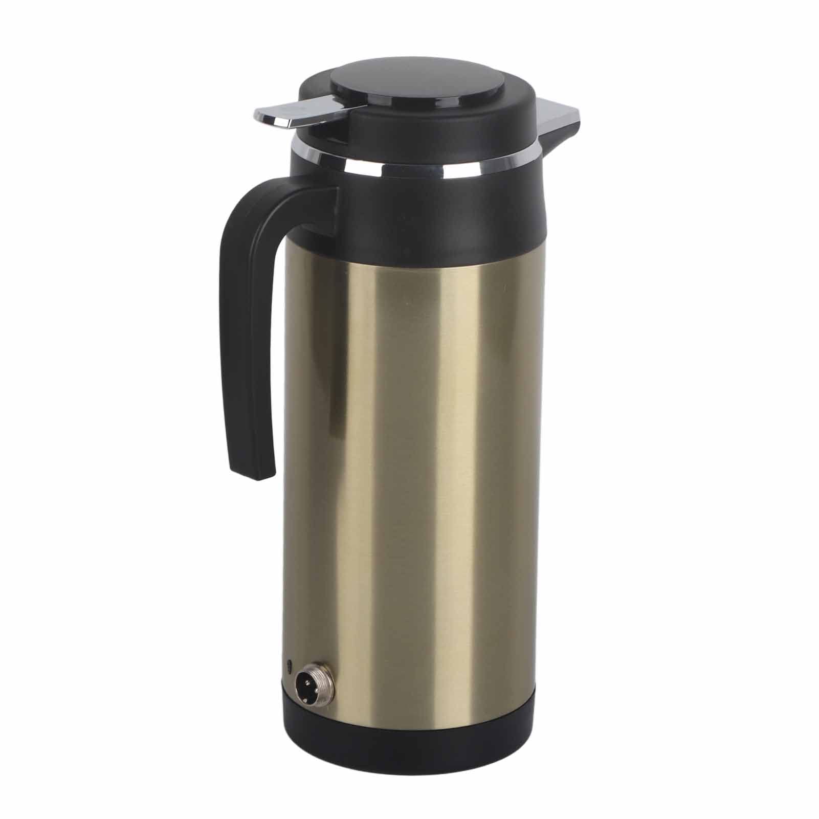 Haofy Bouilloire Voiture 1200ml 12V/24V, Double Paroi Isolée