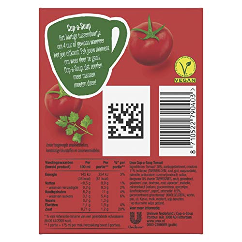 Unox Cup-A-Soup Tomaat - 6 x 8 zakjes - Afbeelding 6