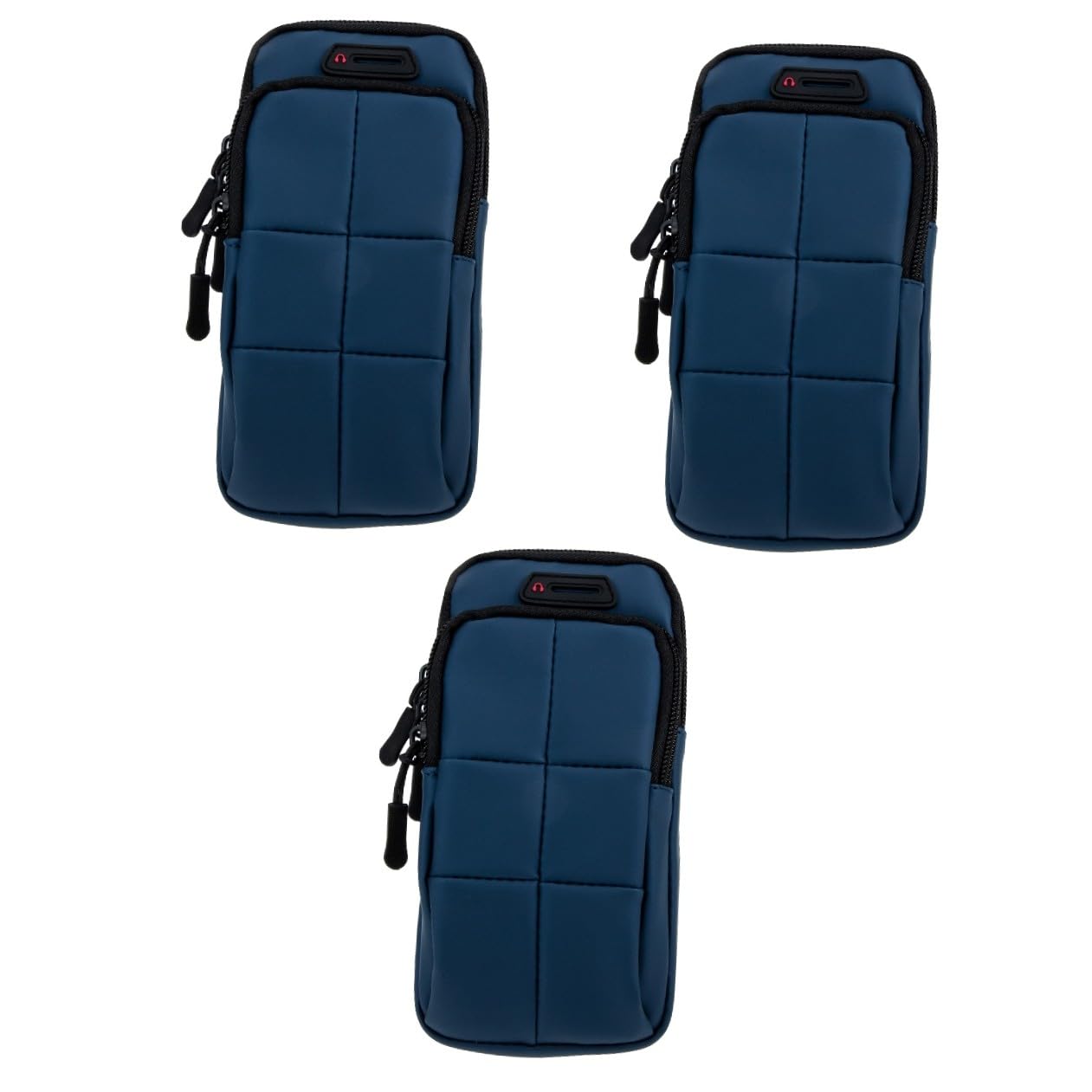 Hemobllo 3piezas Deportivo para Teléfono Móvil Bolsa De Almacenamiento y Transpirable para Correr y Hacer Ejercicio Compatible Modelos De Smartphones