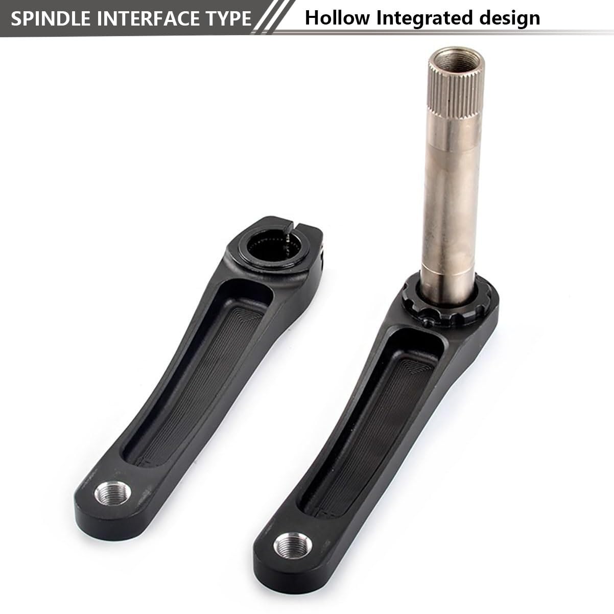 110/127/140/150/155/160mm Bracci Pedivella Integrati Cavi per Bicicletta Pieghevole per Bambini Corona 28/30/32/34/36T Guarnitura in Lega di Alluminio per 7-12 velocità(36T-140mm)