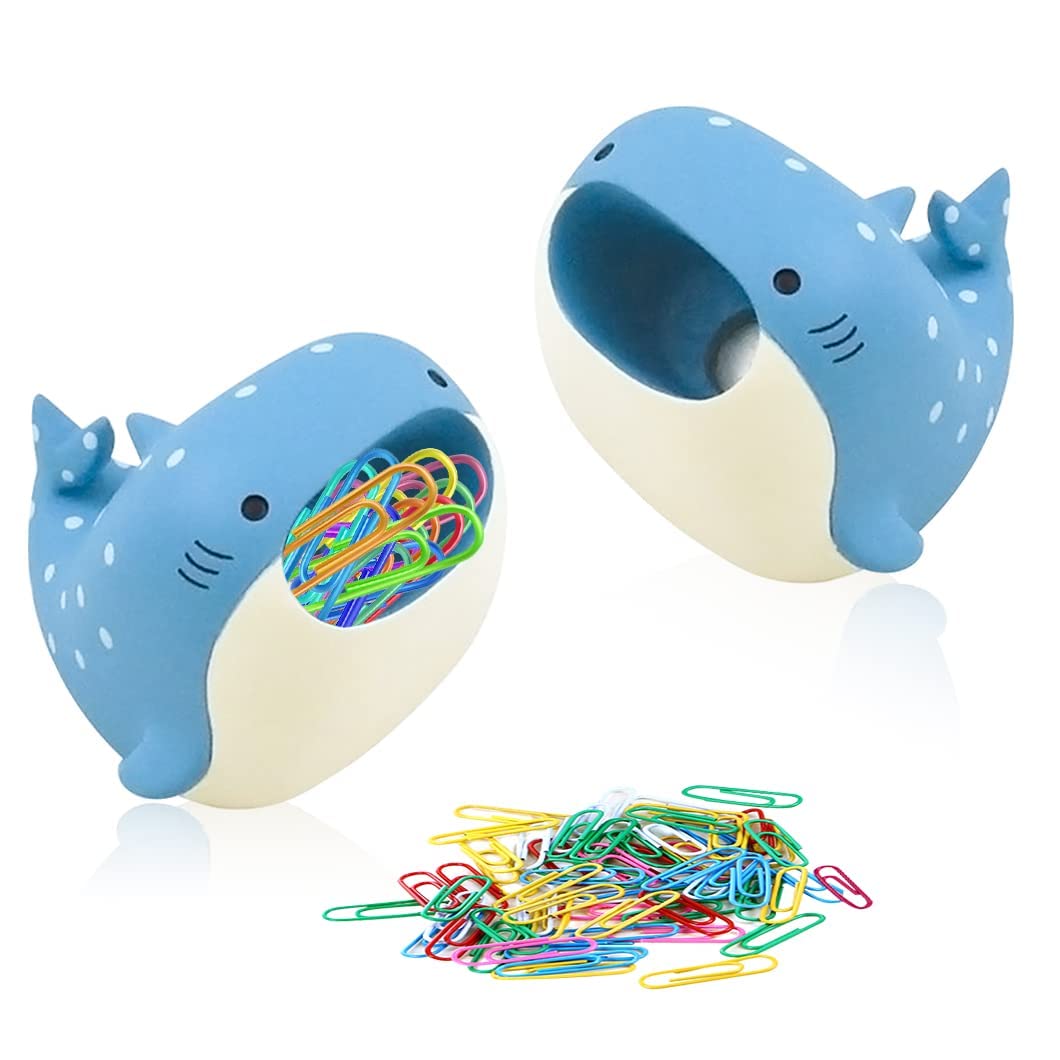 Amazon.co.jp: Clip Holder Clip Case Paper Clip Holder Animal Shark