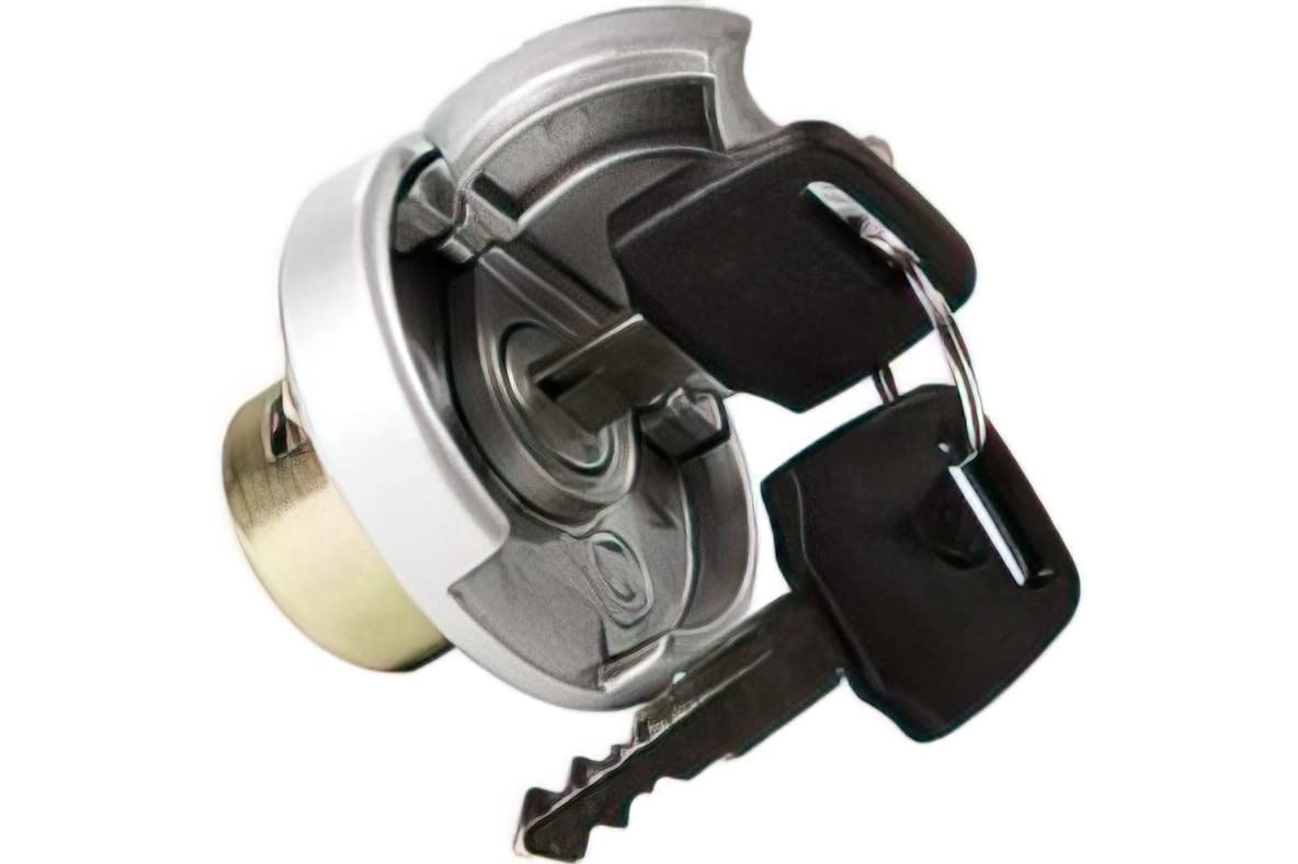 101 Octane Tankdeckel Abschließbarer Tankdeckel für 50ccm Roller mit 2 Schlüsseln, 30mm Einfüllstutzen