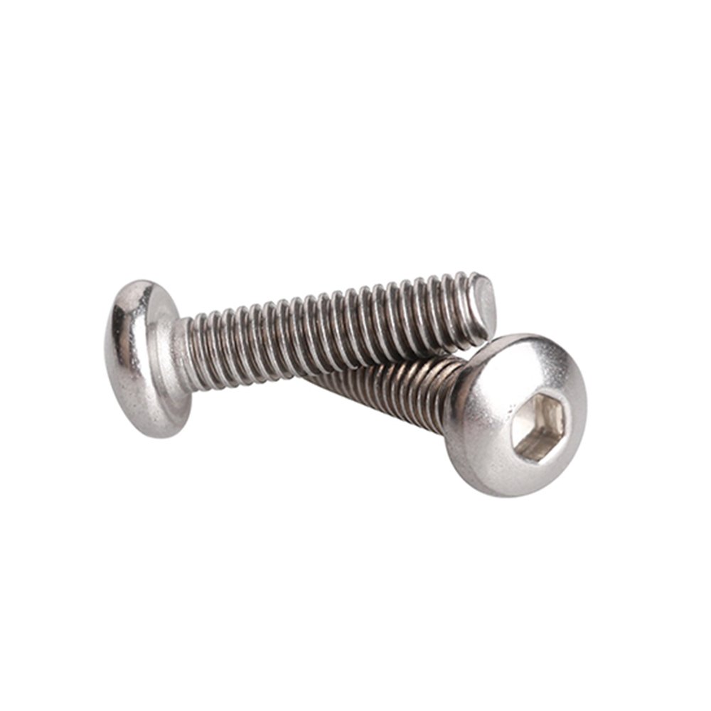 M3 6/8/10/14/26mm Polished Titanium Button Head screw Hex Allen Socket Button Head Screws Lot of 50pcs (10mm)