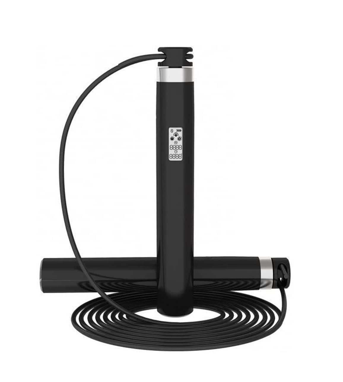 Cuerda para Saltar Cuerda De Saltar Entrenamiento Fitness Ajustable Bluetooth Smart Sports Electronic Count Mango Antideslizante Fitness
