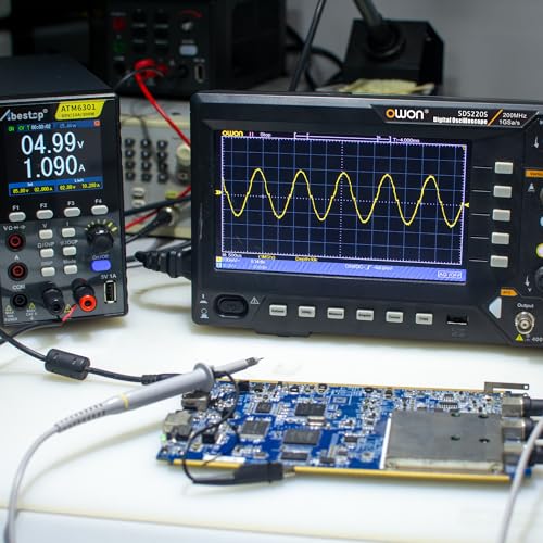 Image of OWON Oscilloscope, 200MHz Bandwidth Dual Channnel Desktop Oscilloscope