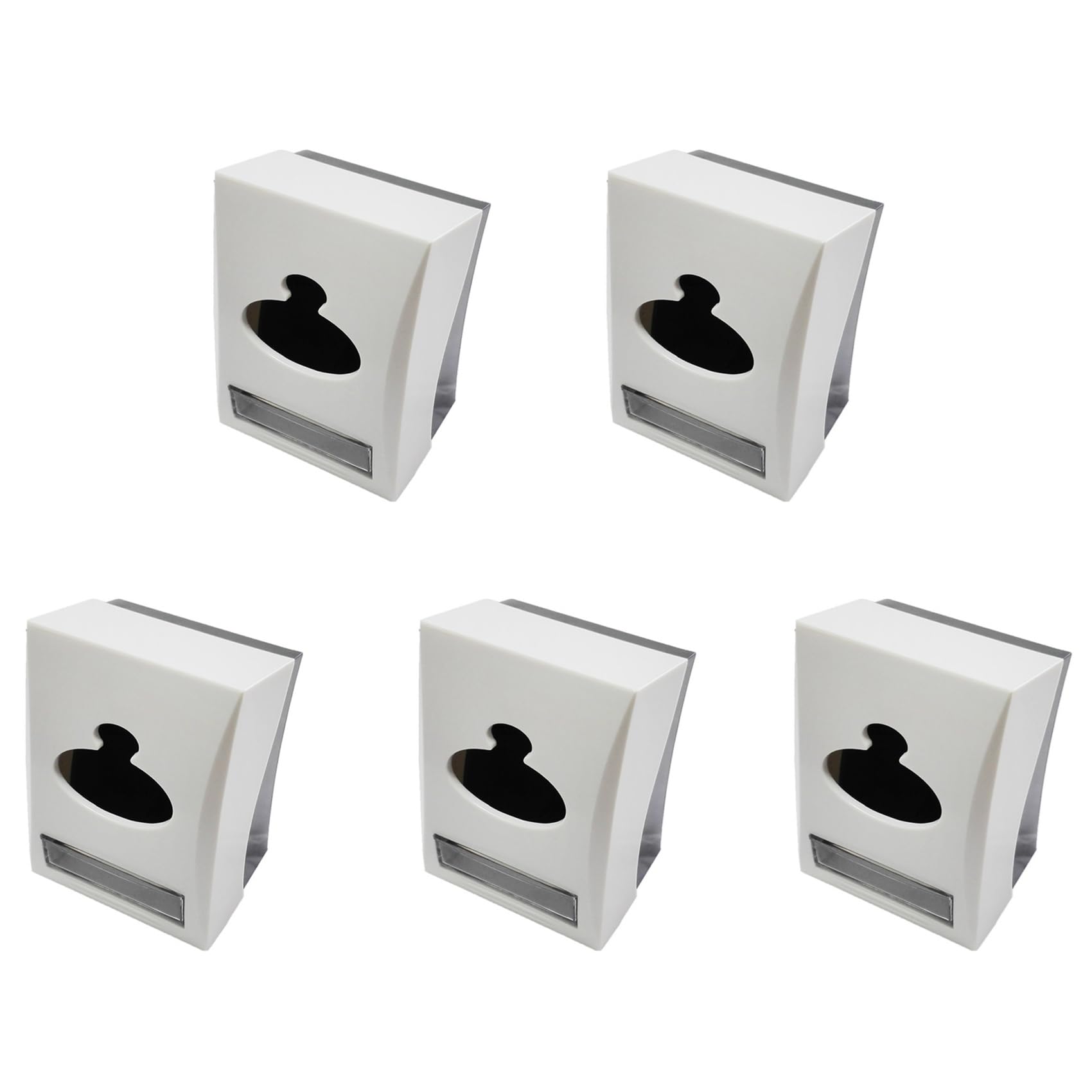 Hndhbfgrt 5X Table Top Restaurant Tissue Dispenser Napkin and Toothpick Holder Paper Roll Holder for Hotel