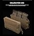 Tacticl M4 AR15 Clip Bag Molle Pouch Triple Magazine ARC V3 Mag Pouches Laser Cut Plate Airsoft(Camo)