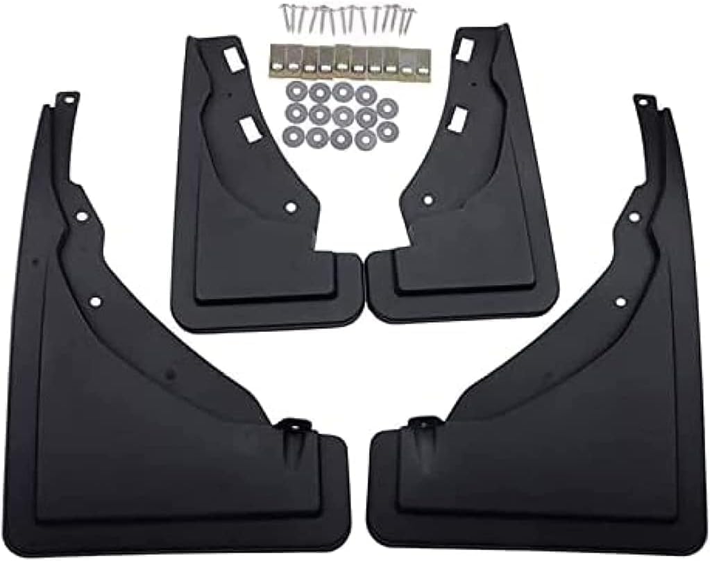 HGYNBCP Car Mud Flaps Splash Guards for Ford Bronco 2021, Splash Guard Front Rear Mudguard with Fixing Screws.