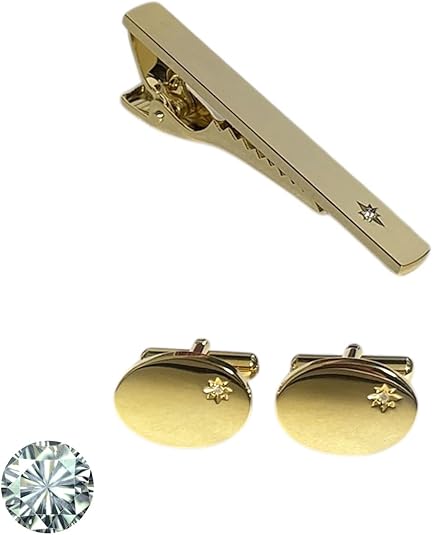 Amazon | 鎌倉カフス工房 誕生石 カフスボタン・ネクタイピンセット