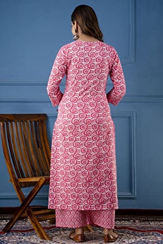 Image of ANNI DESIGNER Women's Cotton Blend Kurta & Palazzo