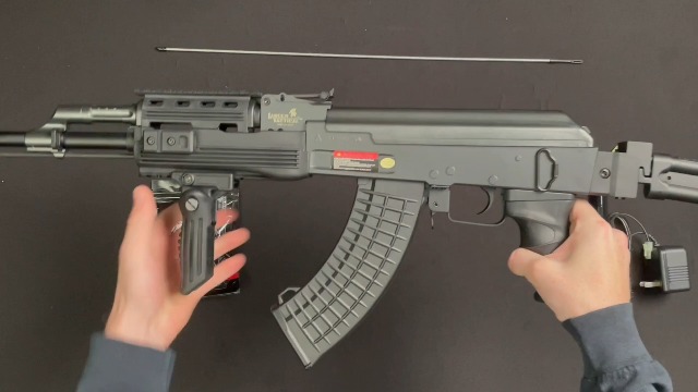 Ak 47 電気ライフル Amazon.com : Lancer Tactical AK47 Electric Powered 400 FPS