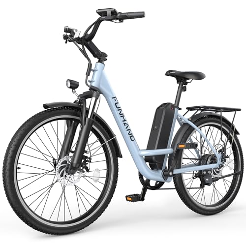 Funhang Electric Bike for Adults, 1000W Peak...