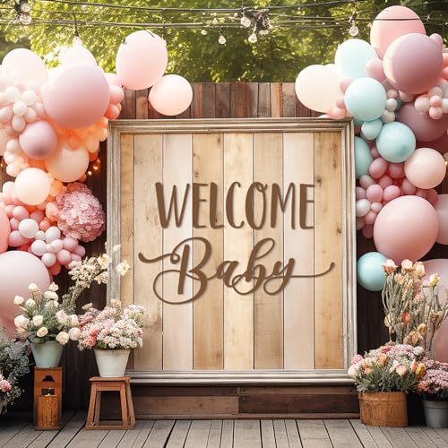 Decoración Baby Shower Vinilo Bienvenida Bebé miniatura 5