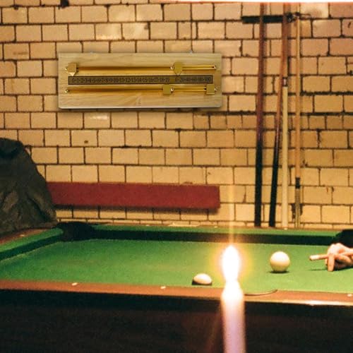 Marcador de puntuación para billar y snooker montado en pared miniatura 6